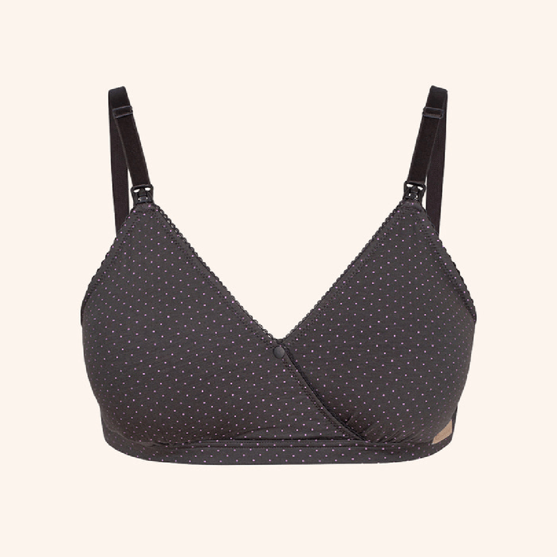 One-Touch Tencel Dot Nursing Bra