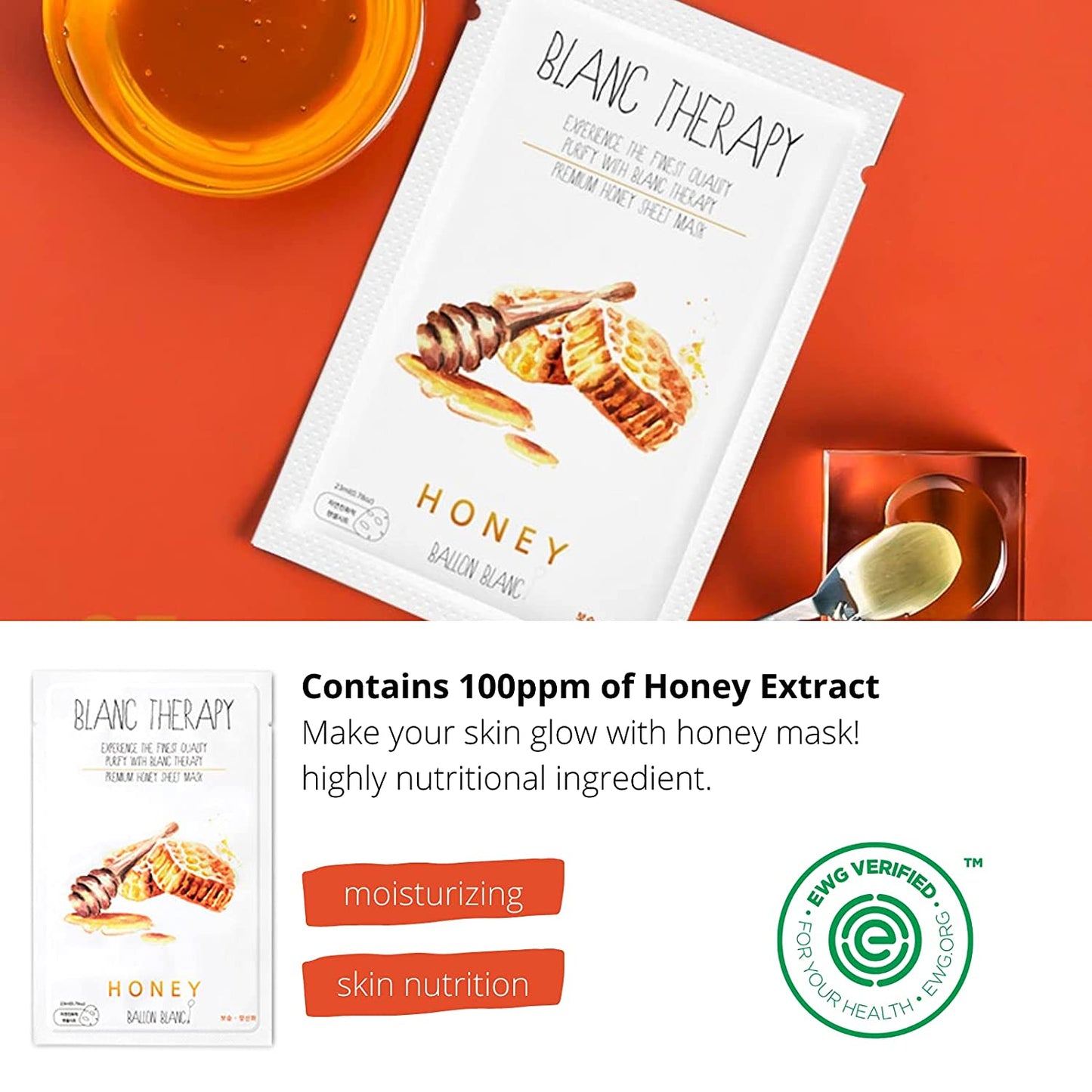 Blanc Therapy Facial Sheet Masks Set A