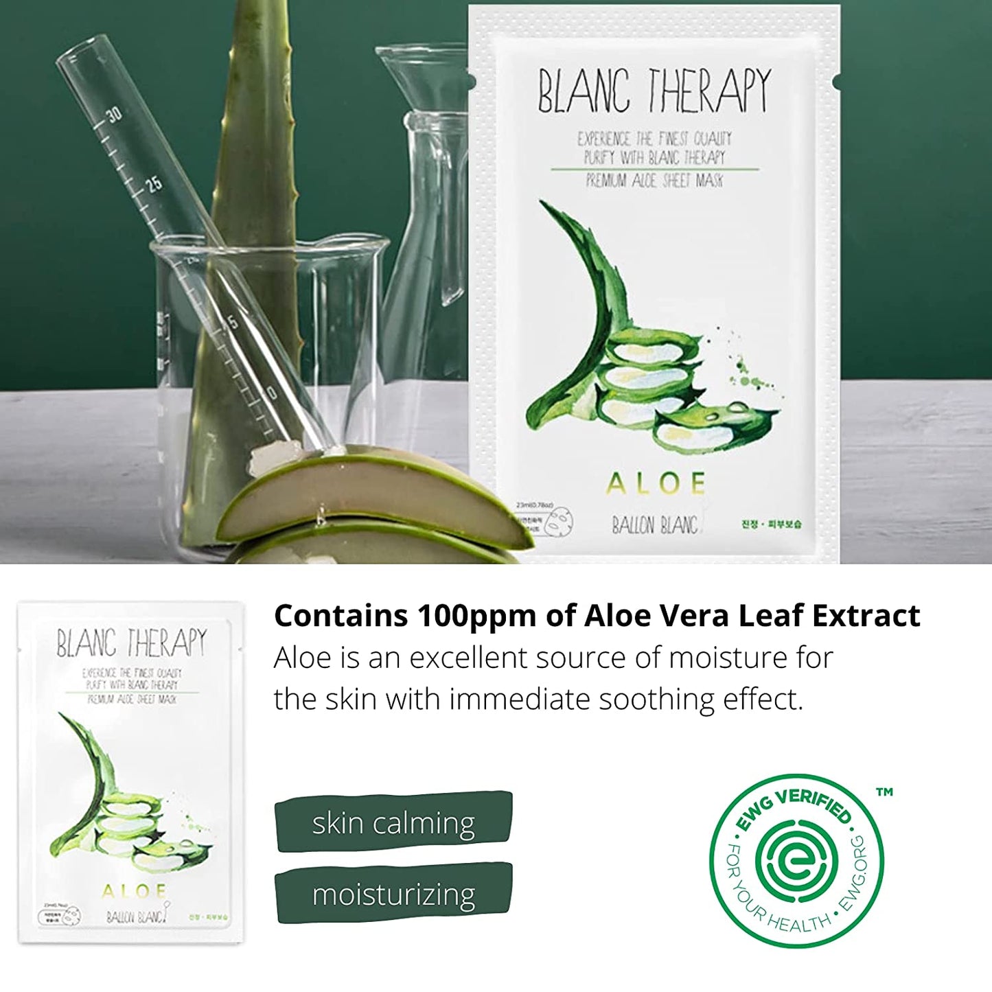 Blanc Therapy Facial Sheet Masks Set A