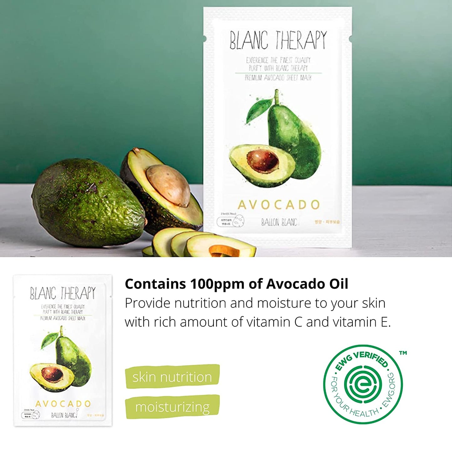Blanc Therapy Facial Sheet Masks Set A