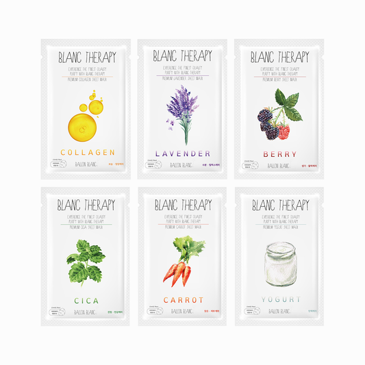 Blanc Therapy Facial Sheet Masks Set B