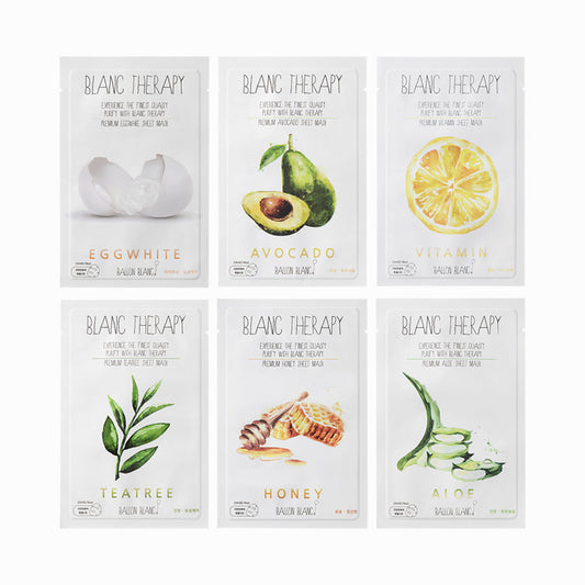 Blanc Therapy Facial Sheet Masks Set A